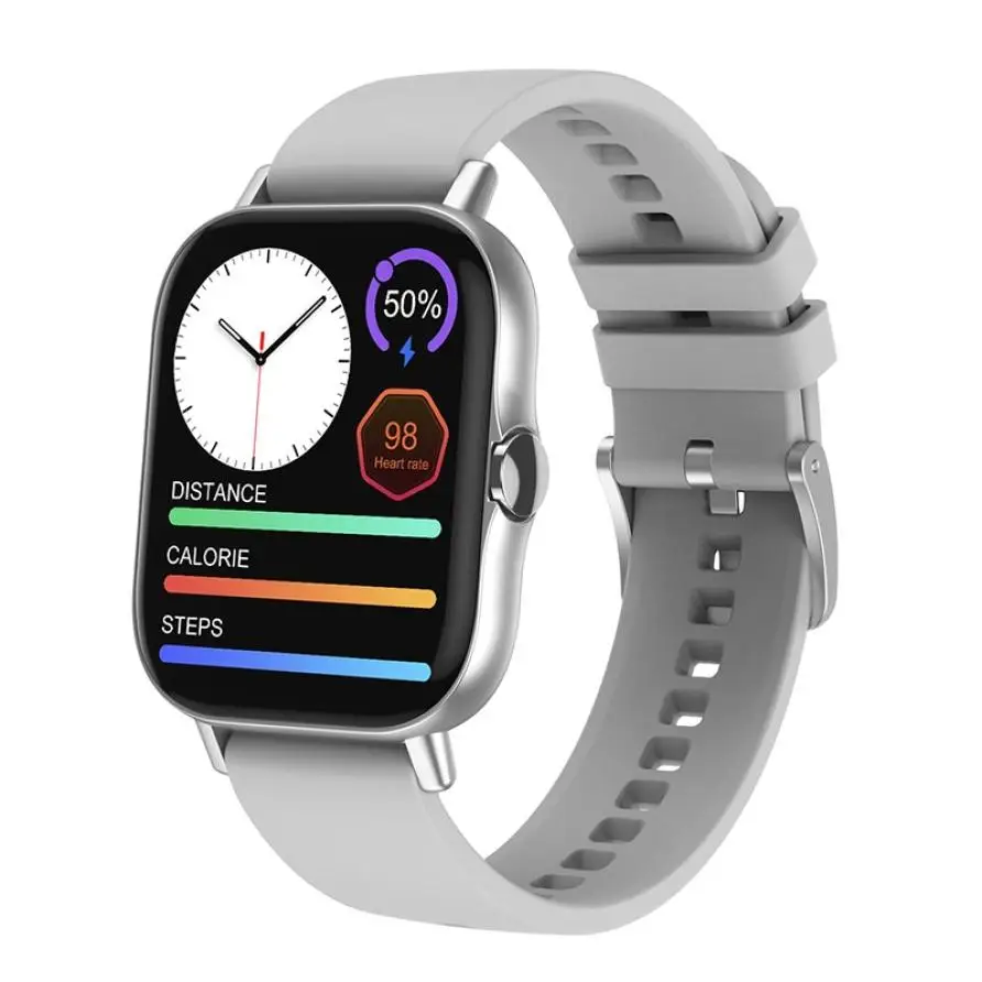 DT94 1.78 inch Bluetooth Call Smart Watch Full Touch Blood Pressure Heart Rate Monitor Smartwatch Wristband for Android IOS