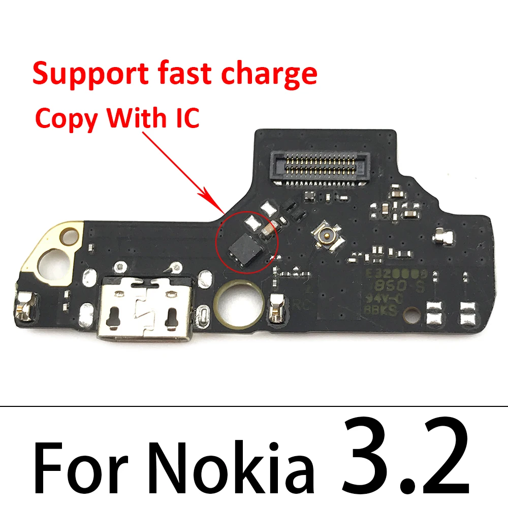 Usb Charging Port Dock Jack Socket Connector Board Flex Cable With Microphone Parts For Nokia X6 6 1 Plus Ta 1099 1103 3 2 5 3 Aliexpress Cellphones Telecommunications