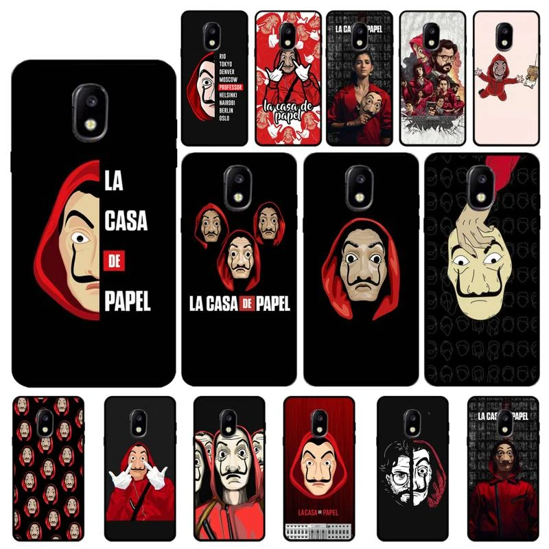 TV series Money Heist House of Paper Phone Case cover For Samsung Galaxy J7 J6 J6PLUS J8 J4 J4Plus J7DUO J7NEO J2 J5 J6 J7 Prime