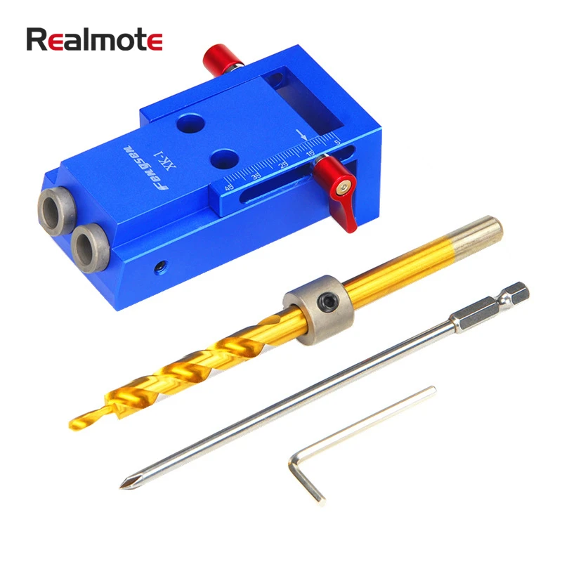 

Realmote Carpentry Obliquely Perforator Oblique Hole Positioner Punch woodworking tools set