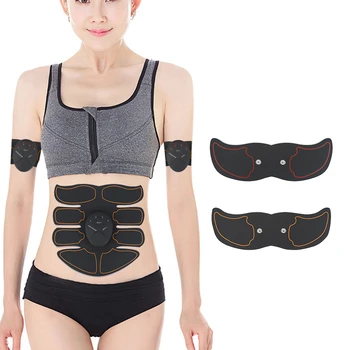 

2020 Arm Sticker EMS Wireless Muscle Stimulator Arm Belt Shaping Slimming Electrical Muscle Fitness Trainer For Arm Unisex
