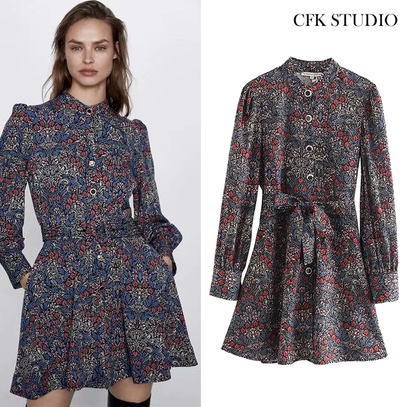 Женское летнее шифоновое платье Mididress повседневное элегантное Свободное с
