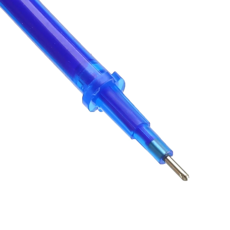 20 шт./компл. стираемая ручка с заправляемым стержнем для офиса 0,5 мм Подпись гелевая стираемая ручка синий/черные чернила стержни школьные канцелярские принадлежности приспособления для работы