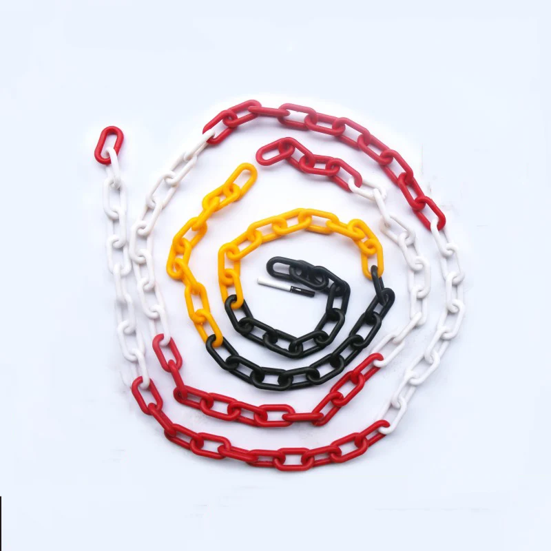 Plastic Chain Colorful Chain Barrier Safety Road Warning Block Link Traffic  Crowd Protection Accessories Necklace Garden 5m/10m - AliExpress