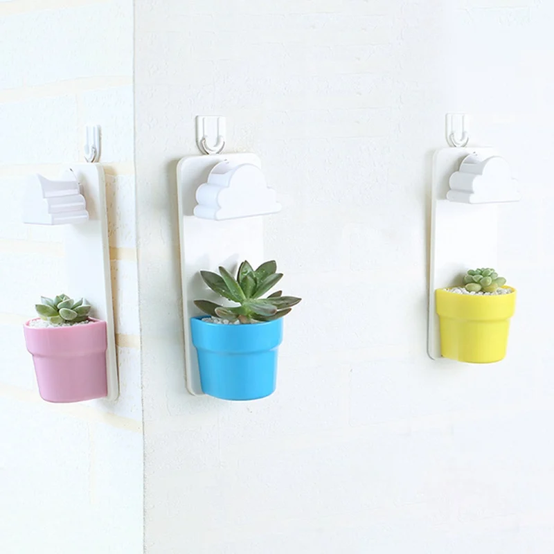 Automatic Creative Cloud Flower Pot Watering Succulent Plants Hanging Baskets Garden Supplies