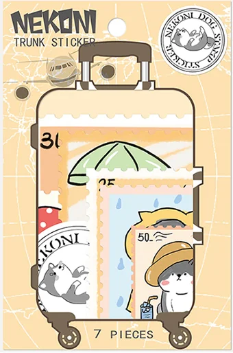 20sets Kawaii Stationery Stickers Cartoon Panda Stamp Diary Planner Decorative Mobile Stickers Scrapbooking DIY Craft Stickers - Цвет: huichaichuxing