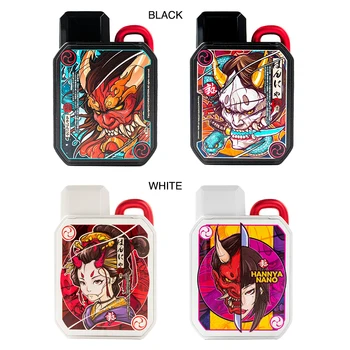 

Original Vapelustion Hannya Nano Pod Mod Kit with 600mAh Battery & 2ml Pod & 1.2ohm coil Pod System vs Target PM80 / Aegis Boost