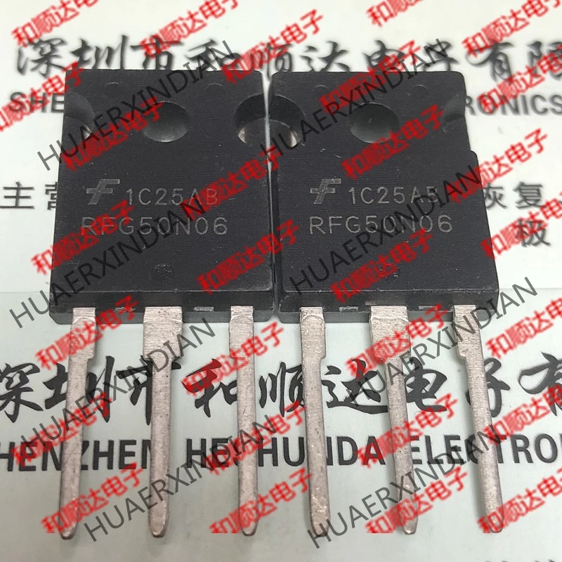 5 шт., новые оригинальные кнопки RFG50N06-247 60V 50A