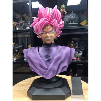 

Dragon Ball Son Goku Statue Kakarotto Head Portrait 1/1 Peach Pink Goku Bust GK Half-Length Photo Or Portrait Action Figure Toy