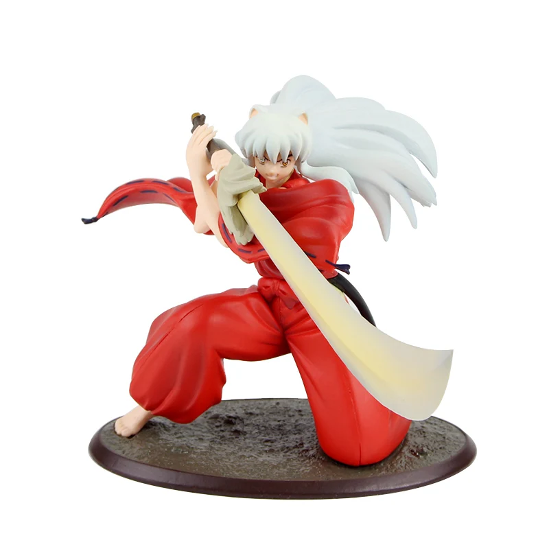 A No Color Box Аниме Inuyasha фигурка Inuyasha Sesshoumaru собака демон Tessaiga Tenseiga Меч Модель игрушки - Цвет: A No Color Box