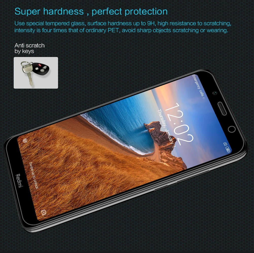 Для Xiaomi Redmi 7a Redmi7 Redmi 7 Redmi Y3 закаленное стекло Nillkin Amazing 9H Защитная пленка для экрана