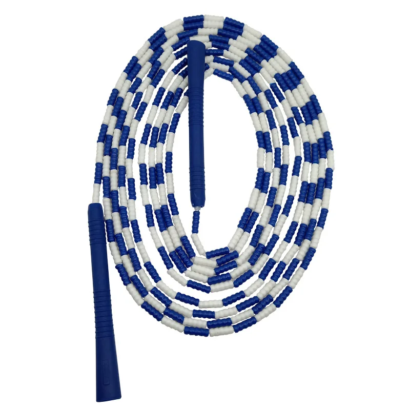 

Liang Jian Manufacturers Direct Selling Team Event Synchronised Jump Rope Plastic Handle PVC Soft Beads Sports Fitness Activity