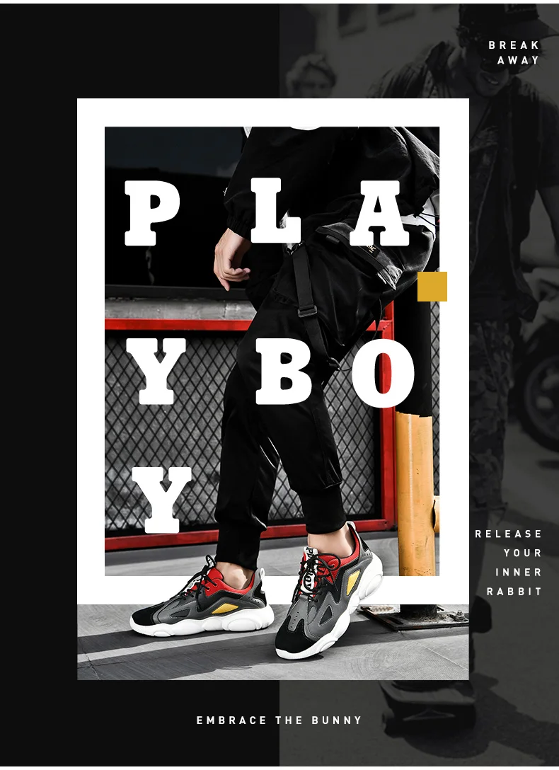 PLAYBOY/Новинка года; сезон осень; удобная повседневная обувь; Мужская обувь; качественная обувь из искусственной кожи; мужская обувь на плоской подошве; Лидер продаж; Мокасины