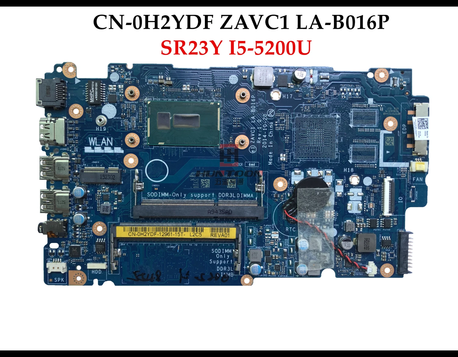 Оригинальная материнская плата CN-0V25MC V25MC для ноутбука Dell Inspiron 5448 5548 LA-B016P rev: 1 0 SR23Y