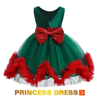 Детское платье-пачка принцессы для девочек, торжественное платье с цветочным рисунком для дня рождения, платье для девочек Рождественская одежда для маленьких девочек 2, 4, 6, 8, 10 лет
