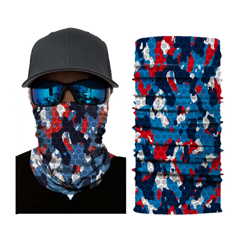 

Outdoor Polyester Bandana Camouflage Seamless Tube Bandana Headwear Personalize Bandana Magic Sport Fishing Bandanas Breathable