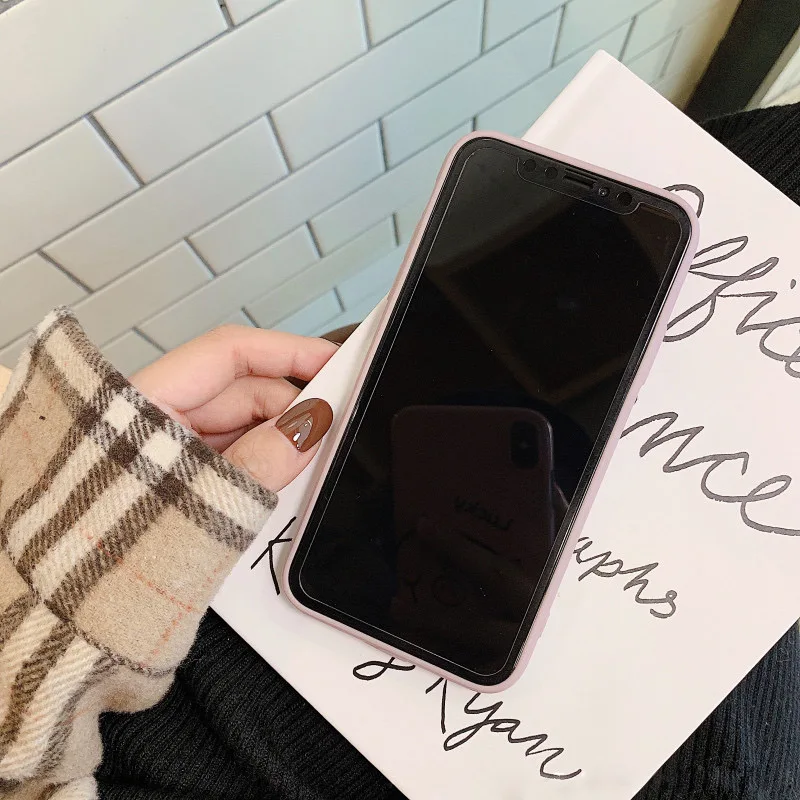 Чехол Mofi для Redmi Note 8 Pro, чехол для Xiaomi Redmi Note 8, розовый, зеленый, фиолетовый, милый чехол в форме сердца для девочек Redmi Note8 Pro, чехол