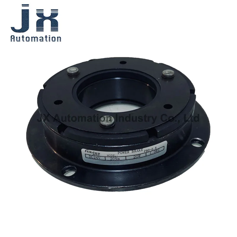 16kg/160Nm Dry Single Plate Electromagnetic Brake FBD-20 DC24V Bearing Powder Brake