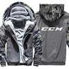 CCM Hoodies Camouflage sleeve Pullover Winter Jacket CCM Logo Sweatshirts Long Sleeve Coat 6