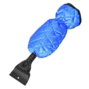 

Car Telescopic Ice Scraper Window Durable Warm Gloves Scraper Snow Ice Shovel Removal for Winter Snow Ice Defrost