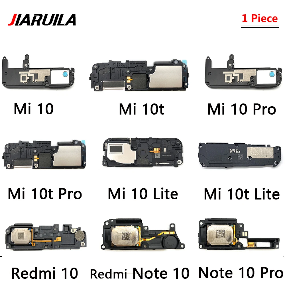 Nuovo Altoparlante Suoneria Buzzer Parti Di Ricambio Compatibili Per Xiaomi Redmi Note 10 Pro Mi 10 Pro Mi 10T Pro Mi 10 Lite Speaker