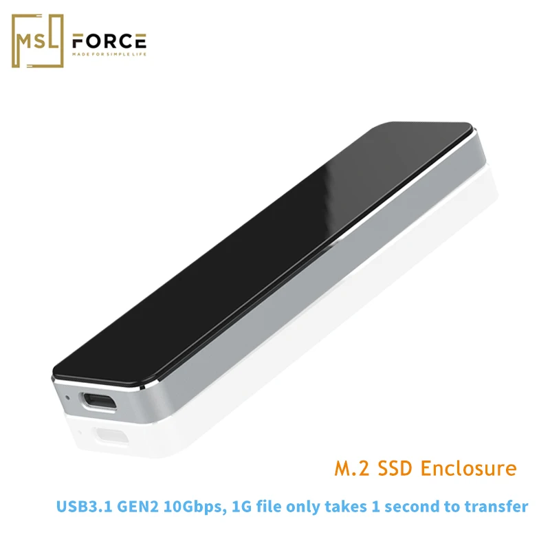NVME PCIE usb3.1 корпус для жесткого диска M.2 для Тип usb C жесткого диска 10 Гбит/с SSD Портативный коробка для жесткого диска внешний