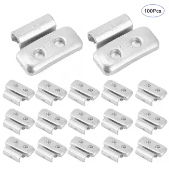 

garage tools 15g/0.53oz 100pcs P Style Wheel Weight Aluminium Alloy Clip-On Counter Balance for Steel Wheels automobiles