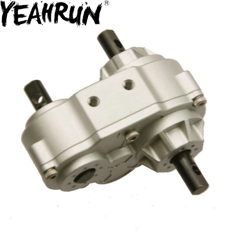 

YEAHRUN CNC Transmission Transfer Gear Box Case For RC SCX10 D90 1:10 Crawler Car