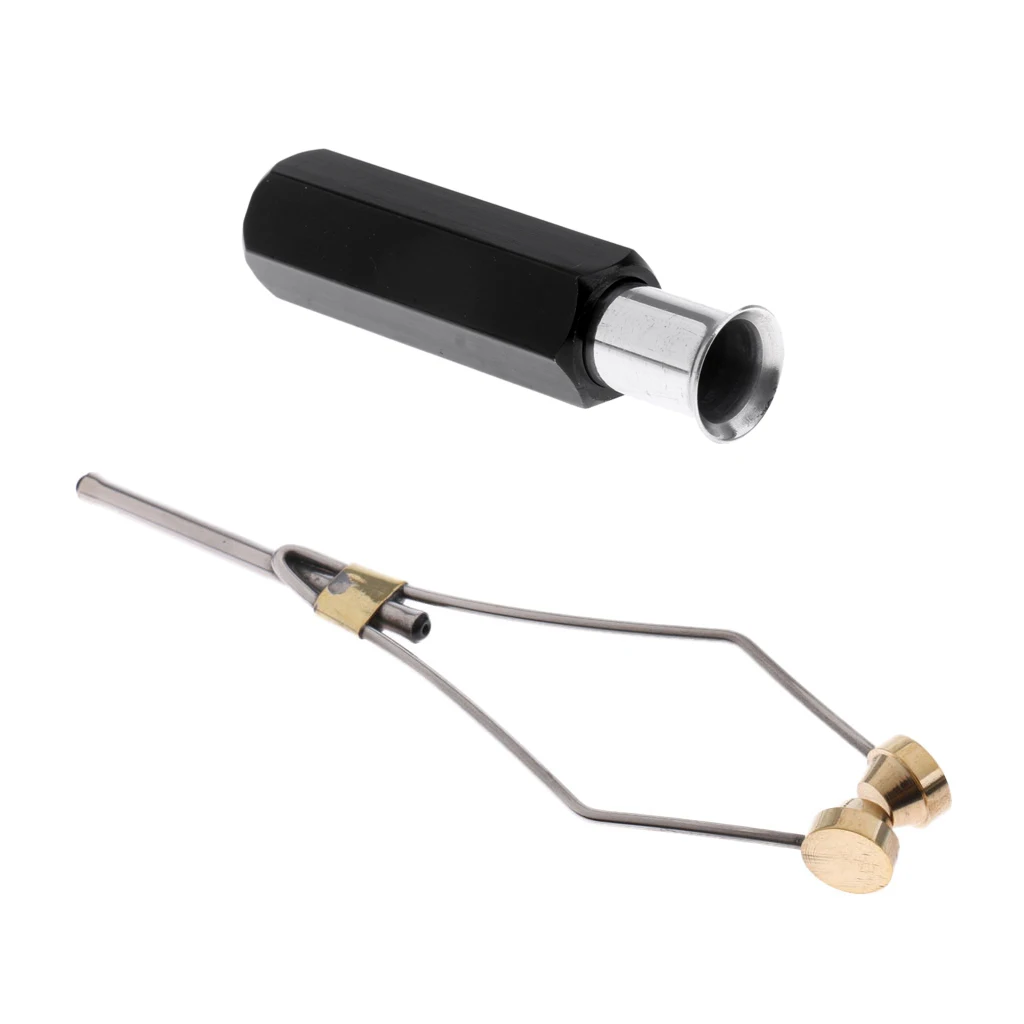 Fly Tying Bobbin Holder+ Small Fly Tying Hair Stacker for Tail, Wings, Spun Hair