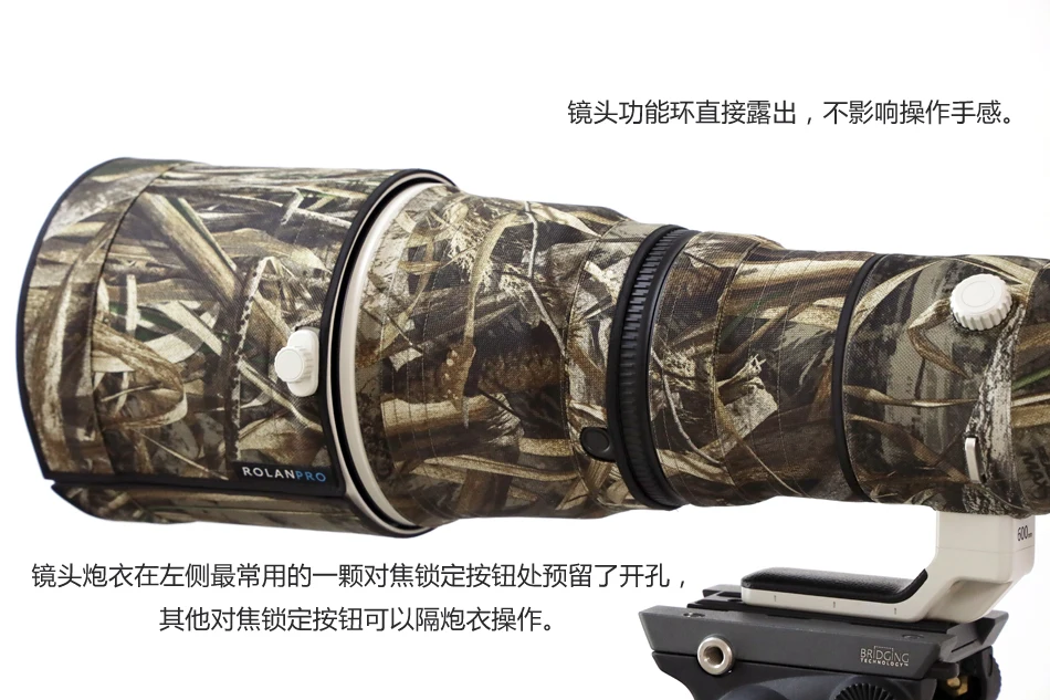 Камуфляжное пальто для объектива sony FE 600 мм F4 GM OSS, водонепроницаемая защита объектива, розничная