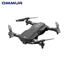 OMMUR F62 Protable Folding Mini Drone 4K HD Pixels Dual Camera-Visual Follow Gesture control VR mode Light flow positioning
