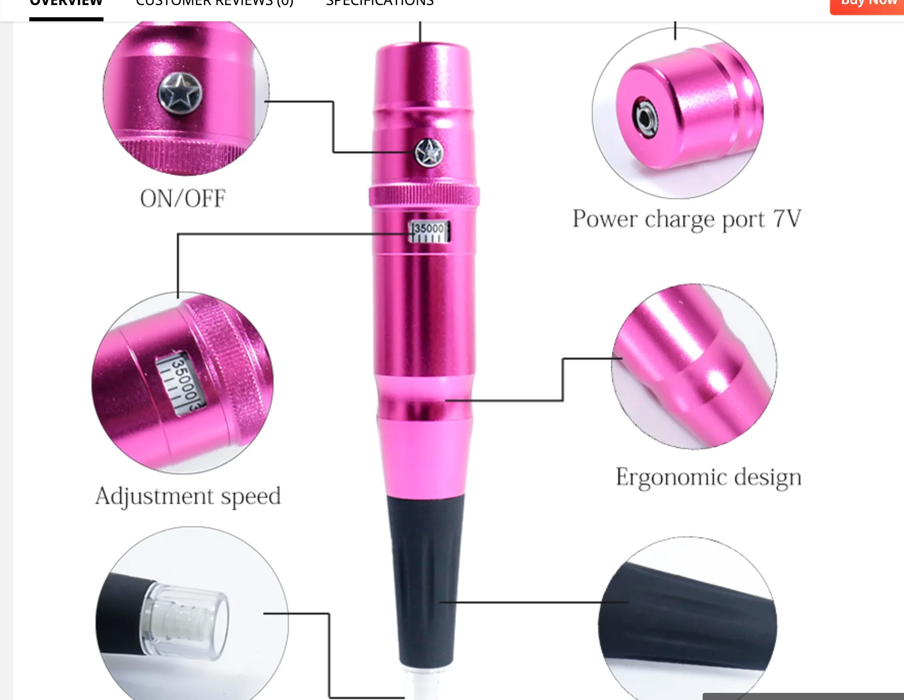 micropigmentation micoblading dermographe maquillage tattoo machine permanent Eyebrow Make up with Swiss Motor Pen tattoo Gun