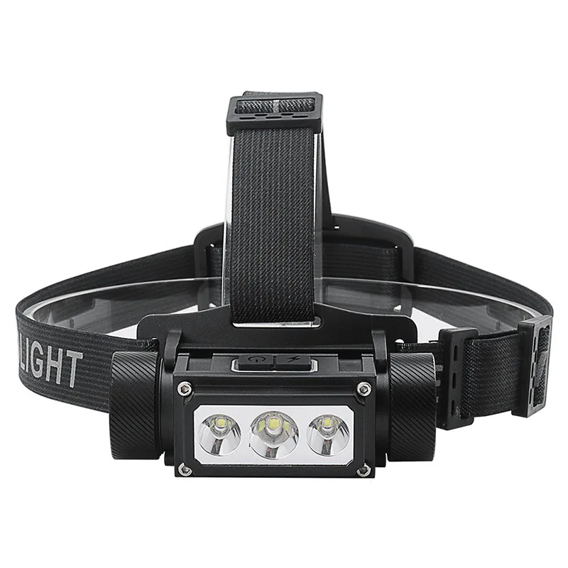

New Style Multi-functional Major Headlamp USB TYPE-C Rechargeable Flashlight Headlamp Work Light Anode Oxide