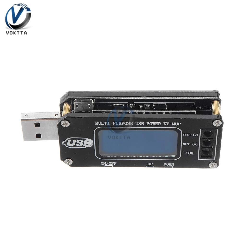 DC-DC CNC USB Buck-Boost Питание Напряжение Регулятор модуль 5V до 3,3 V 9V 12V 24V Шаг вниз Мощность модуль с Чехол