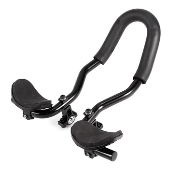 

ABZB-Aluminium Alloy Bicycle MTB Alloy Triathlon Aero Rest Handle Bar Handlebar Clip on Tri Bars Bicycle Component Parts Accesso