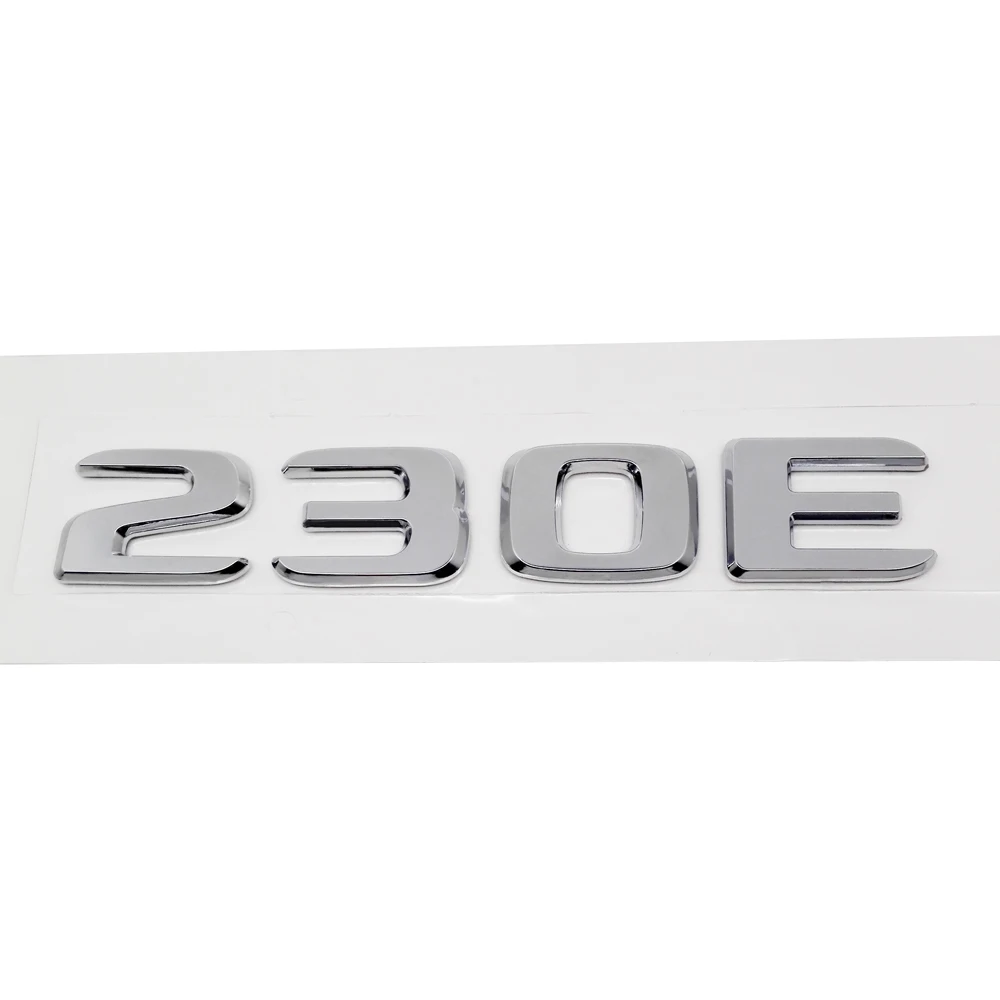 Для Mercedes Benz 230E 300E 300SE W204 W203 W211 W210 W212 W205 Cla Gla Glc Glk багажник Задняя эмблема значок хромированные буквы наклейка