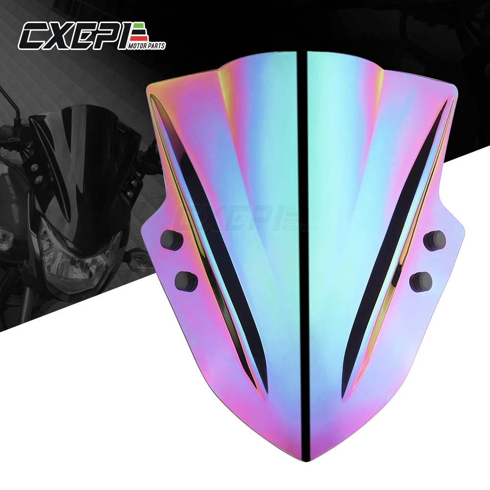 Новый лобовое стекло мотоцикла с регулируемым кронштейном ветровой экран для