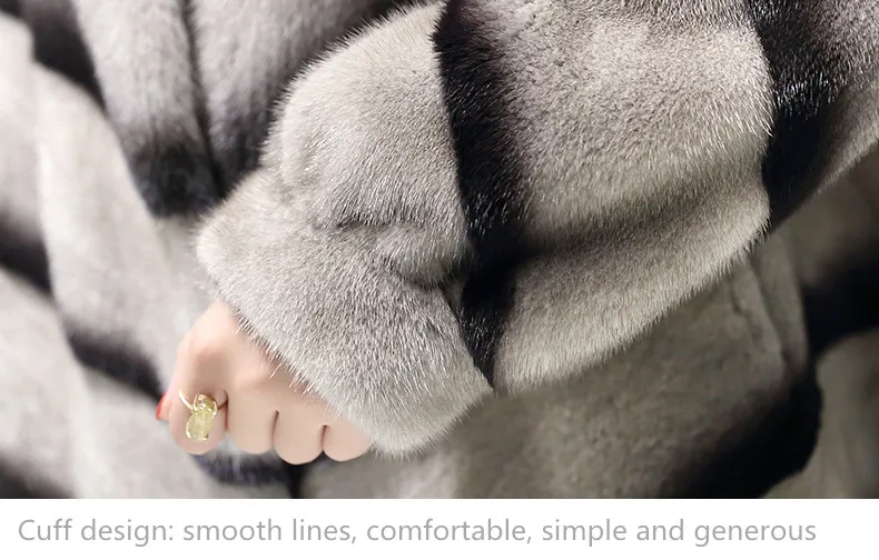 inverno полностью из норки пальто с мехом longa seque das mulheres simples moda generoso com casaco de pele de vison com capuz