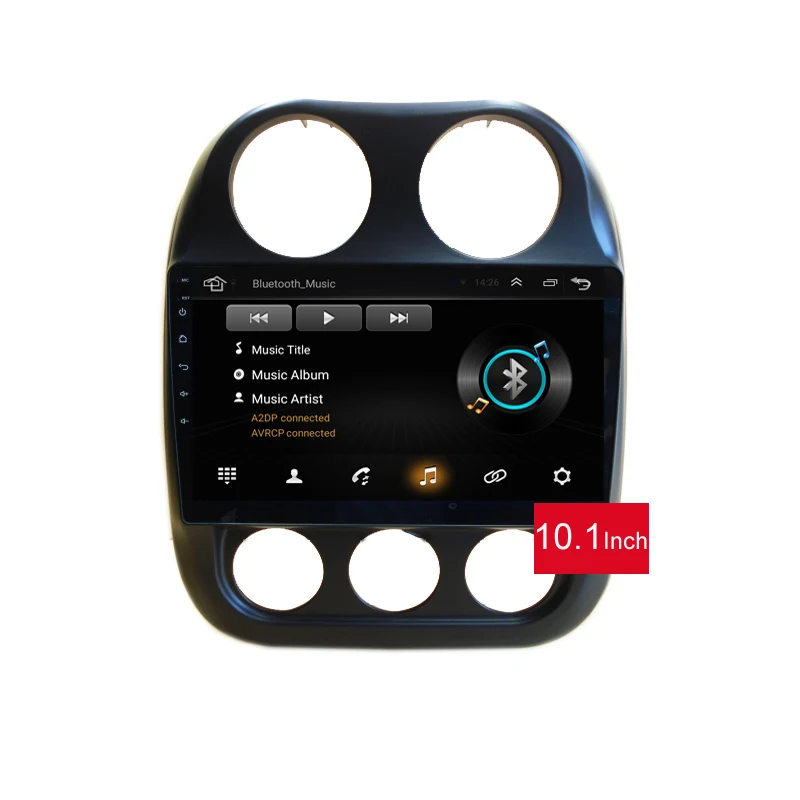 Best 10" 2.5D IPS Android 9.1 Car DVD Multimedia Player GPS for JEEP COMPASS 2010 2011 -2016 audio radio DSP 32EQ stereo navigation 4