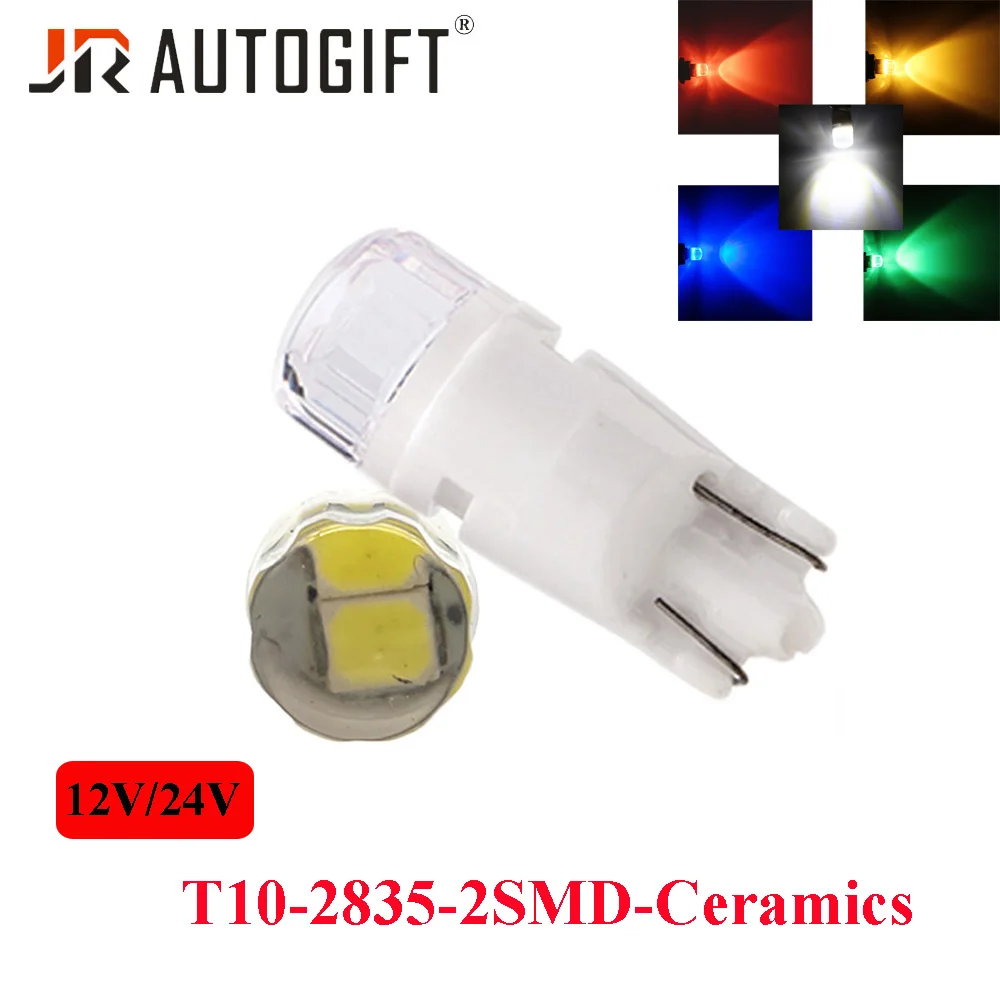 20 шт T10 W5W керамики 2835 2SMD на танкетке с номерным знаком светильник s лампа бокового