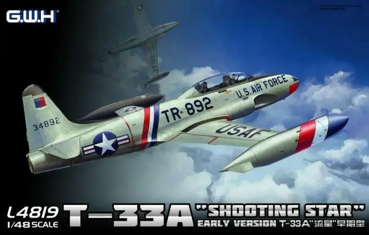 

GreatWall L4819 1/48 T-33A Shooting Star Early Version Top quality