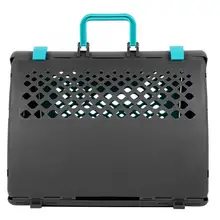 Сумка для собак CarrierPet рюкзак портативный ABS клетка для домашних животных с безопасные дверные замки с волнистой ручкой вентилируемая собака кошка