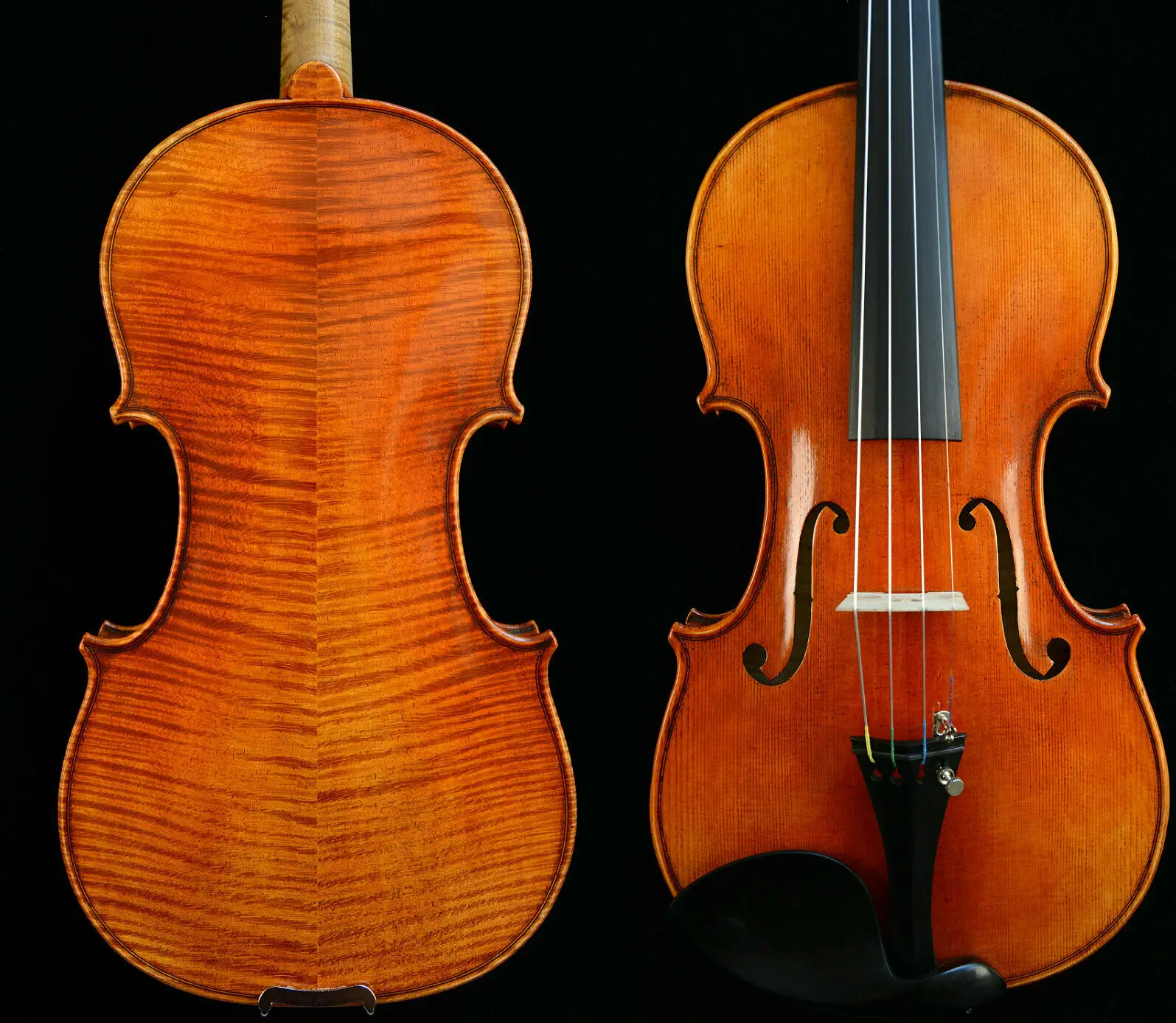 

ACTUAL VIOLIN Concert Violin Stradivari 1716 Messiah Violin Upside-down Flame Great Value