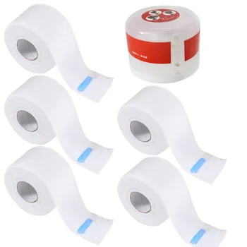 

6pcs Disposable Neck Papers Hairstyling Collar Papers Neck Covering Paper with Case Barber Neck Strip Paper (5pcs Neck Papers +