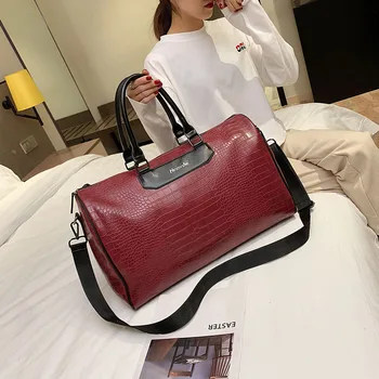 

2020 New PU Leather Men Bag Duffel Bag on Behalf of Sports and Fitness Yoga Shoulder Messenger Bag overnight bag weekend bag