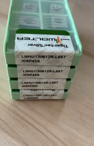 WALTER 10 шт карбидные вставки LNHU130612R-L55T WSP45S