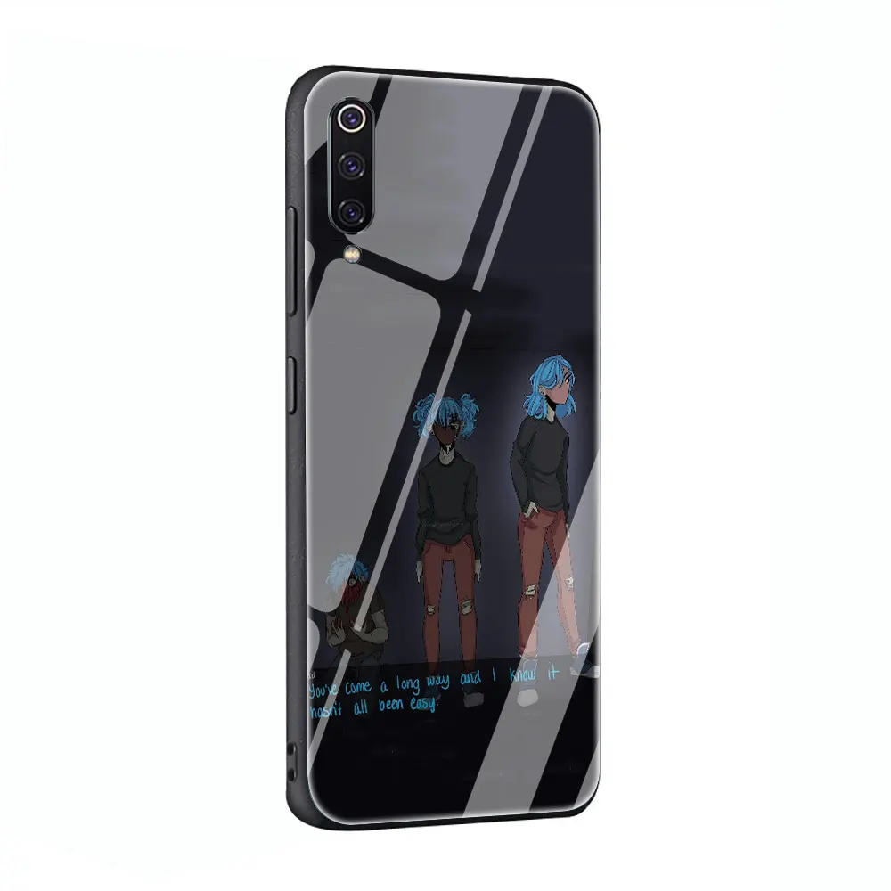 Чехол из закаленного стекла с рисунком ананаса для Xiaomi 8 Lite A1 A2 9 Redmi Note 5 6 7 Pro 6A 4X F1 - Цвет: G5