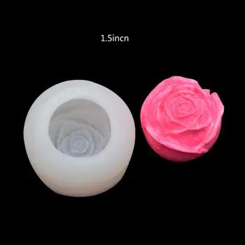 

Handmade 3D Rose Ice Tray Mold Reusable Food Grade Silicone Ice Cube Mold Flower Mousse Epoxy Resin Mold Art Crafts Tool