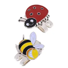 2 шт. мяч для гольфа маркер для рисования линий-сплав для гольфа выравнивание прицел мяч маркер магнит, заколка на шляпу