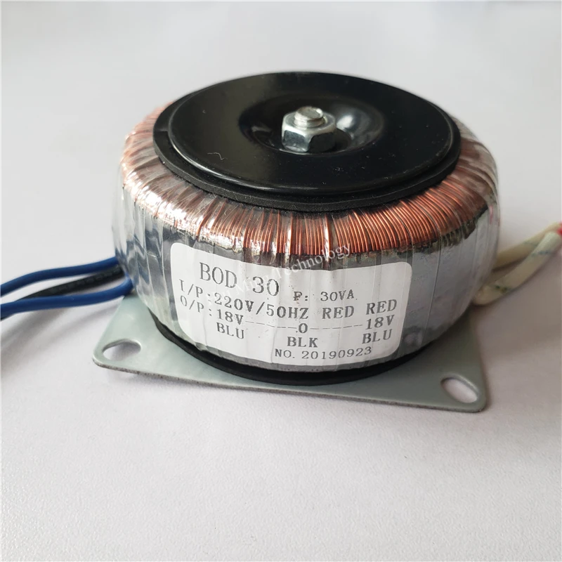 Transformador de Isolamento Fonte de Alimentação v para Duplo Dupla 12v-0-12v 15v-0-15v 220 Toroidal Personalizado 30va Tubo 12 15 v 18 24